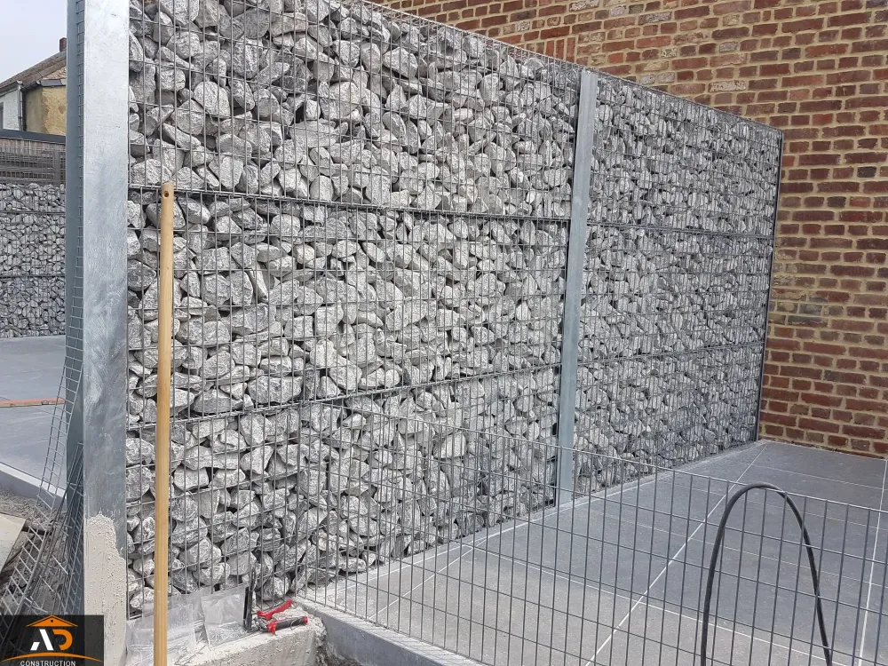 Mur cailloux